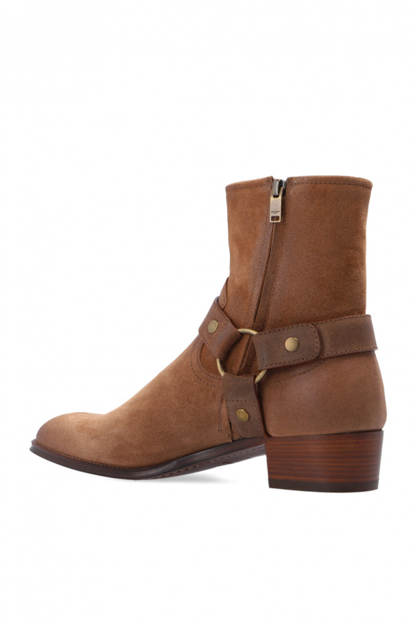 saint laurent wyatt ankle boots